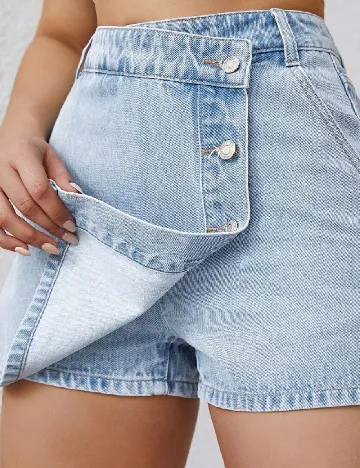 Fusta pantalon SHEIN, albastru