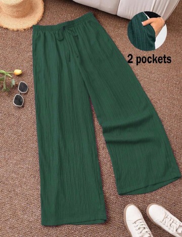 Pantaloni SHEIN CURVE, verde