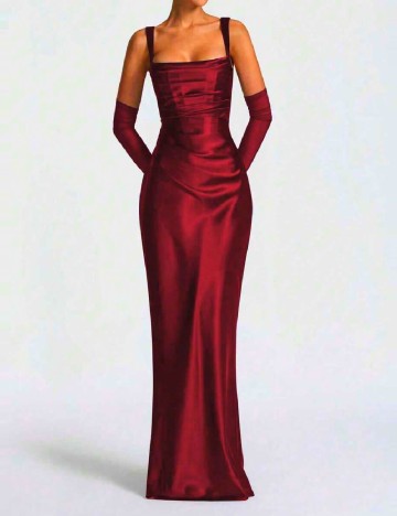 Rochie lunga SHEIN, rosu