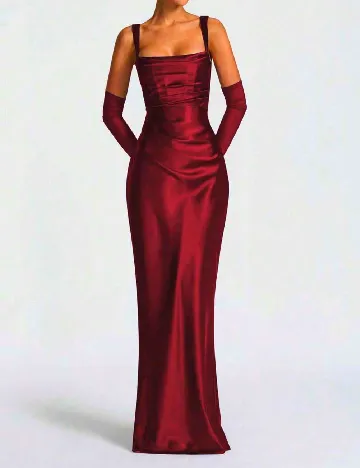 Rochie lunga SHEIN, rosu