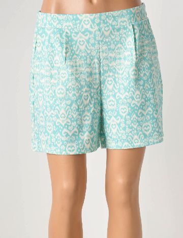 Pantaloni scurti Ichi, albastru/alb