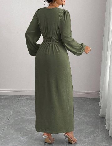 Rochie lunga SHEIN CURVE, verde