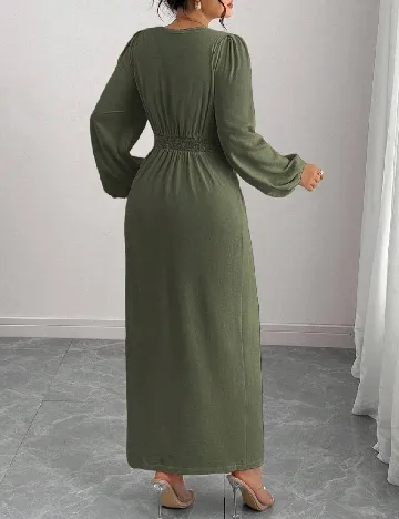 Rochie lunga SHEIN CURVE, verde