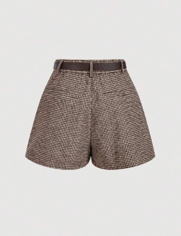 Fusta pantalon SHEIN, maro