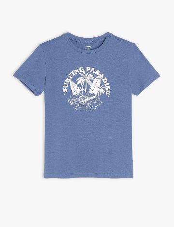 Set Tricouri 2 bucati Sinsay, mov/albastru