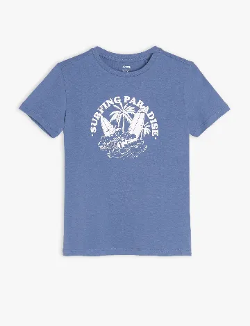 Set Tricouri 2 bucati Sinsay, mov/albastru