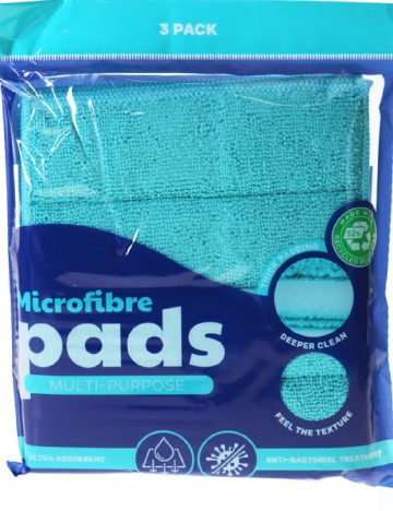 Set lavete din microfibra ACTION, verde