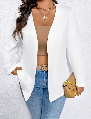 Blazer Emery Rose Curve, alb