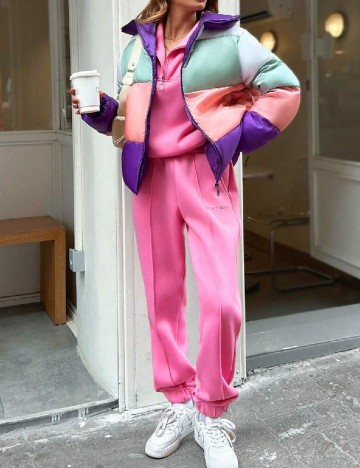 Geaca SHEIN, mix culori