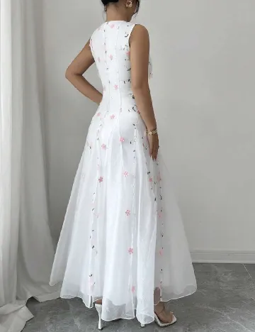 Rochie lunga SHEIN, alb