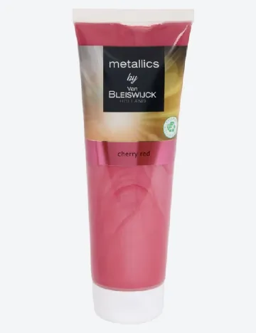 Vopsea acrilica metalica 250 ml Van Bleiswijck Holland, rosu cires
