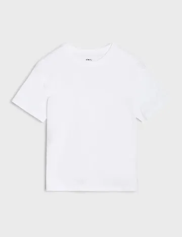 Set Tricouri 2 bucati Sinsay, alb