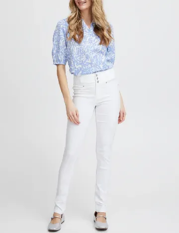 Pantaloni Fransa, alb