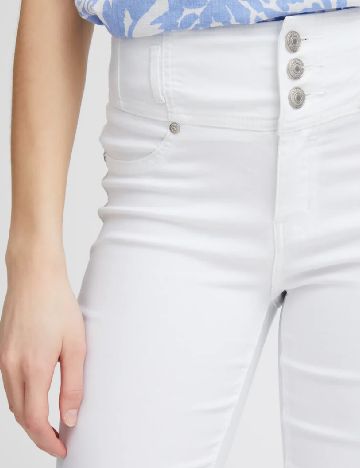 Pantaloni Fransa, alb