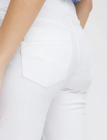 Pantaloni Fransa, alb