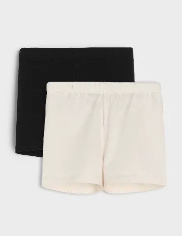 Set Pantaloni scurti 2 perechi Sinsay, alb/negru