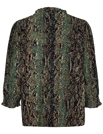 Bluza Saint Tropez, verde/negru