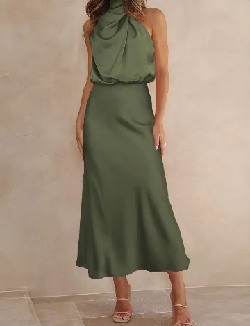 Rochie medie SHEIN, verde