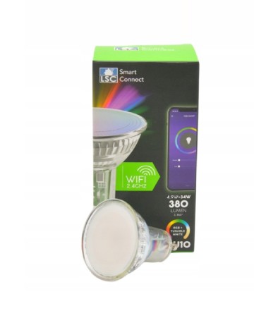 Bec inteligent pentru spoturi GU10 LSC, alb