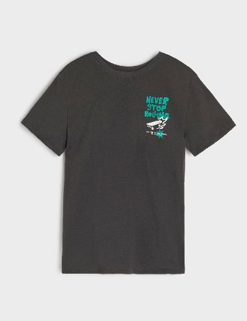 Tricou Sinsay, gri inchis