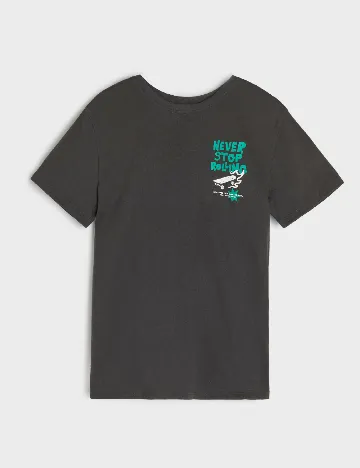 Tricou Sinsay, gri inchis