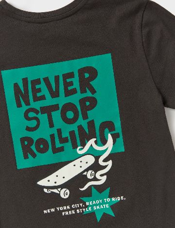 Tricou Sinsay, gri inchis