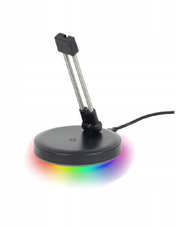 Suport cablu Mouse cu LED Battletron, negru