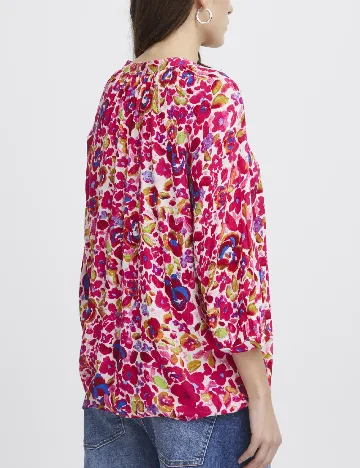 Camasa Ichi, floral print