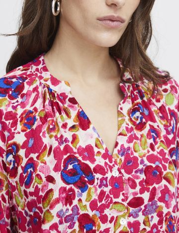 Camasa Ichi, floral print