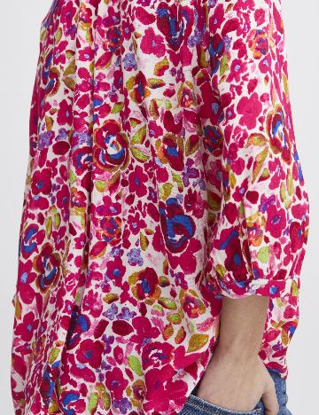 Camasa Ichi, floral print