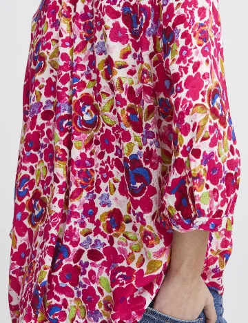 Camasa Ichi, floral print