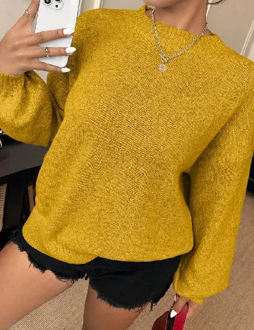 Bluza SHEIN CURVE, galben