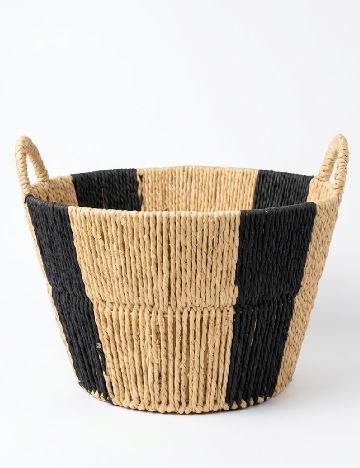 Coș din frânghie de hârtie Schou, bej