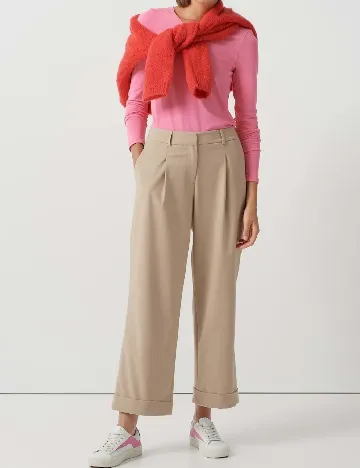 Pantaloni Someday, bej