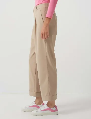 Pantaloni Someday, bej