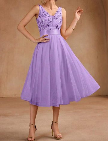 Rochie medie SHEIN, mov