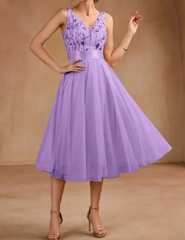 Rochie medie SHEIN, mov