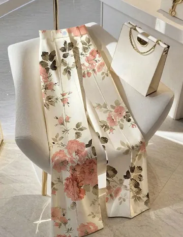 Pantaloni SHEIN, floral print