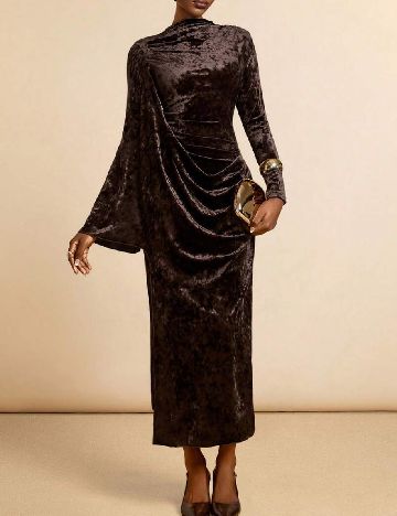 Rochie medie SHEIN, maro