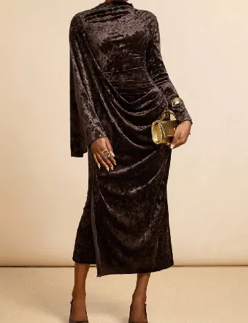 Rochie medie SHEIN, maro