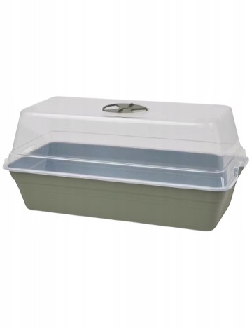 Mini seră de legume 39 x 19 cm, verde inchis