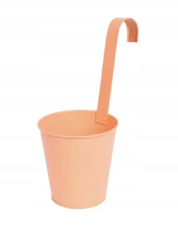 Ghiveci de flori din metal Home Accents, portocaliu