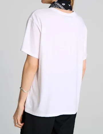 Tricou Oversize Sinsay, alb