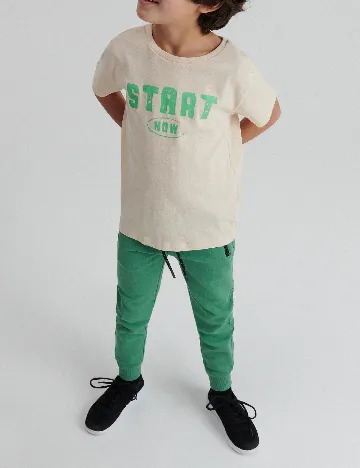 Tricou Reserved, crem