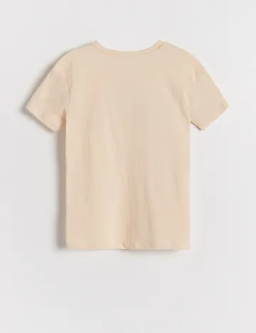 Tricou Reserved, crem