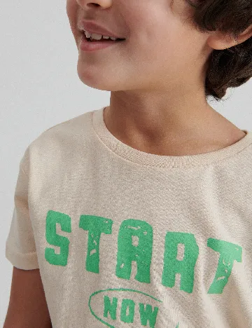 Tricou Reserved, crem