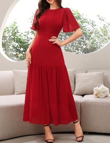 Rochie lunga SHEIN, rosu