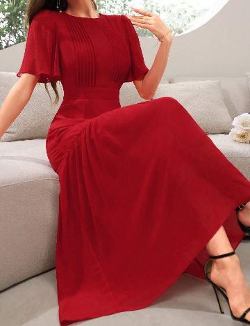 Rochie lunga SHEIN, rosu