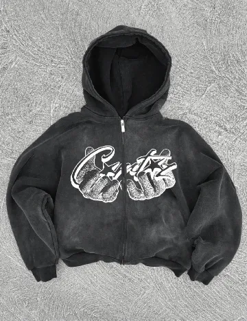 Hanorac SHEIN, gri inchis