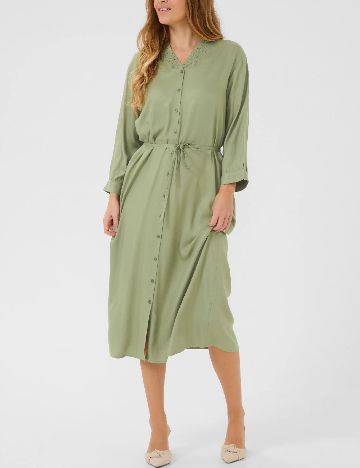Rochie medie Kaffe, verde